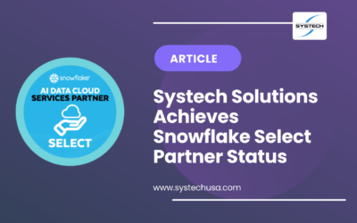 Systech Solutions Achieves Snowflake Select Partner Status
